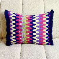 Glorafilia Fuschia Ric Rac Cushion Kit