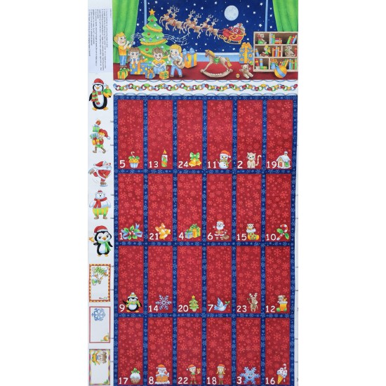 Advent Calendar red and blue 80850