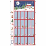 Christmas Eve Red Advent Calender 81770 101