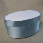 small oval Light Blue