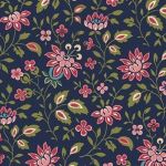 Marcus Fabrics Midnight Meadow Navy Floral R650842