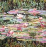 C4225 TT Cushion Waterlilies by Monet