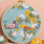 Corinne Lapierre Dawn Chorus Appliqued Felt Hoop kit