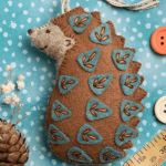 Corinne Lapierre Folk Embroidered Hedgehog kit