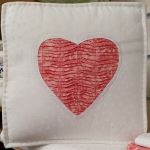 Sat 22nd March Folded Patchwork Heart Cushion