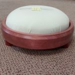 Round Wooden Footstool Handmade 