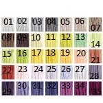 DMC NEW shades 6 stranded cottons.