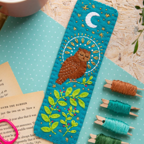 Hawthorn Handmade Owl Bookmark Felt Craft  Kit