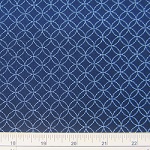 Interlocking Circles Navy Blue  4523 827