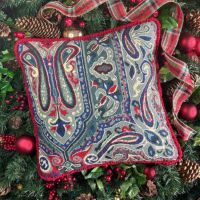 Scottish Paisley Cushion by Glorafilia