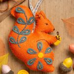 Corinne Lapierre Folk Embroidered Squirrel kit