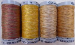 Gutermann Variegated Cotton 30  300m browns